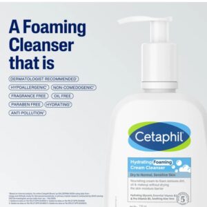 Hydrating Foaming Cream Cleanser- Cetaphil