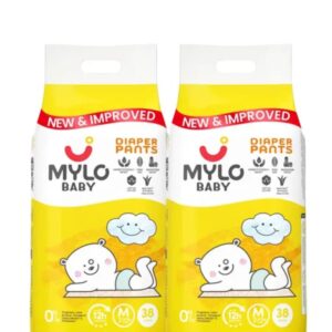 Mylo Baby Diaper Pants- M Size Pack 38