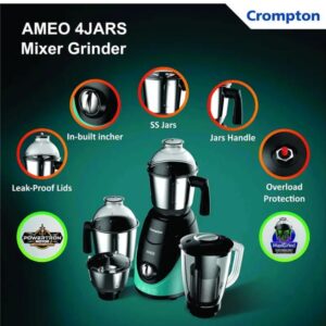 AMEO Mixer Grinder - 4 Jars